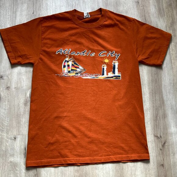 Atlantic City Graphic Streetwear T-Shirt Men's Size Medium - Picture 1 of 5